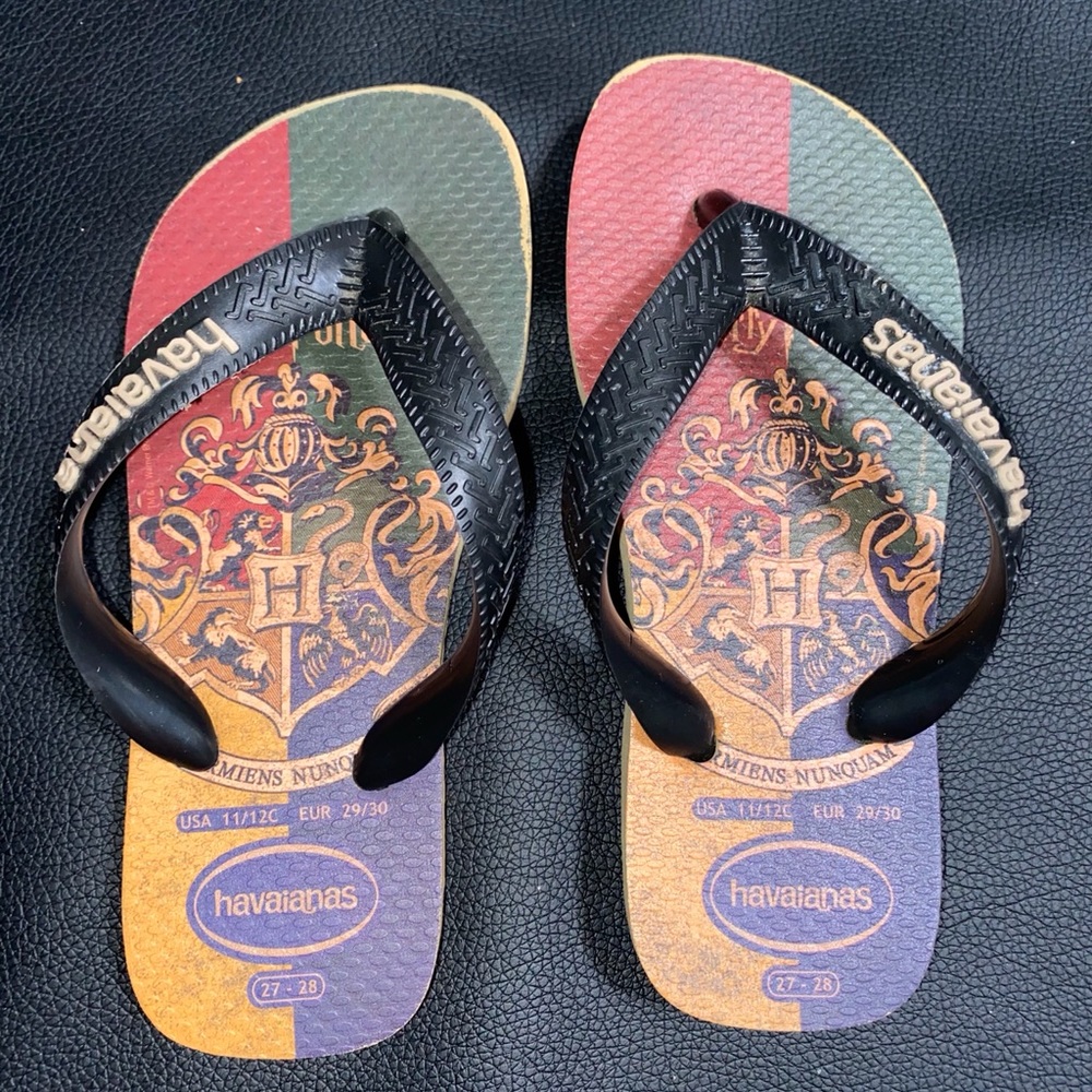 Havaianas Kids Unisex Harry Potter Flip-Flop Sz 11